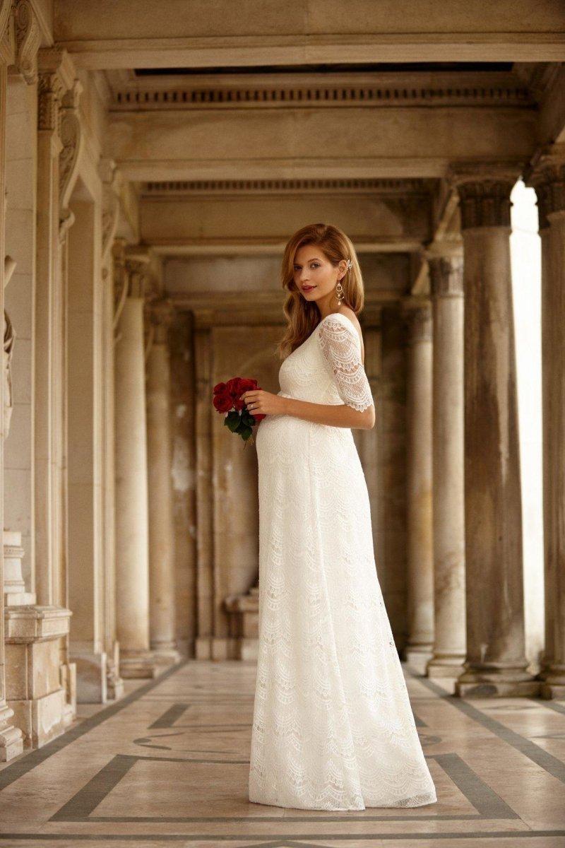 Romantisk Brudekjole til Gravide - Verona fra Tiffany Rose