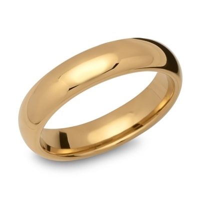 Vielsesring Forgyldt Tungsten