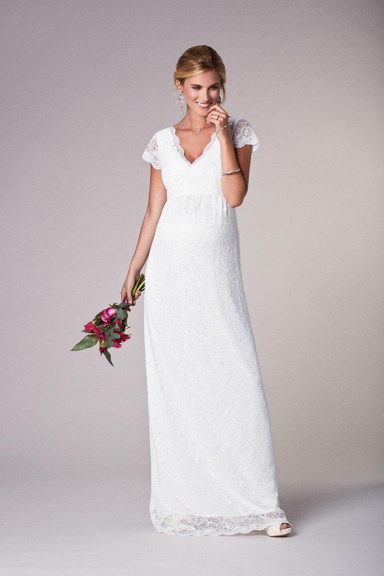 Laura Brudekjole Til Gravid Elfenbensfarvet Tiffany Rose Wedding Dress Buump